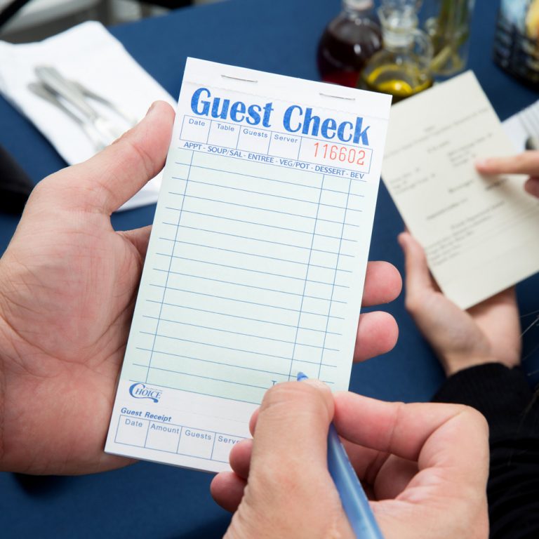 Guest Checks Hamco Of Western PA
